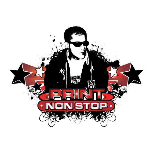 Print Non Stop Logo PNG Vector