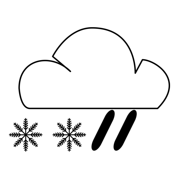 RAIN AND SNOW WEATHER Logo PNG Vector