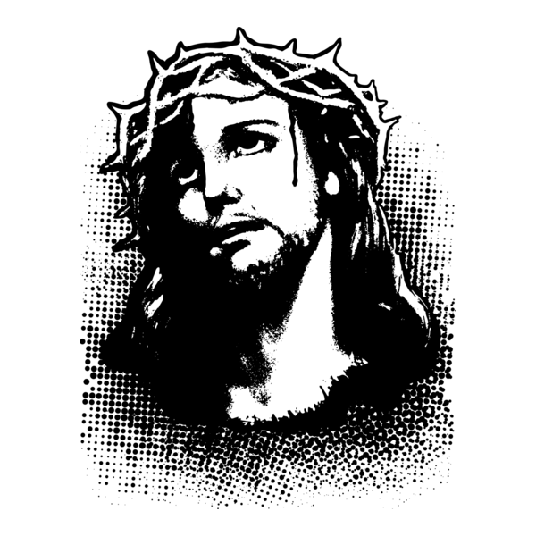 Rostro de Cristo Logo PNG Vector