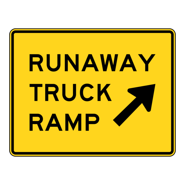 RUNAWAY TRUCK RAMP SIGN Logo PNG Vector