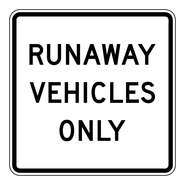 RUNAWAY VEHICLES ONLY. Logo PNG Vector
