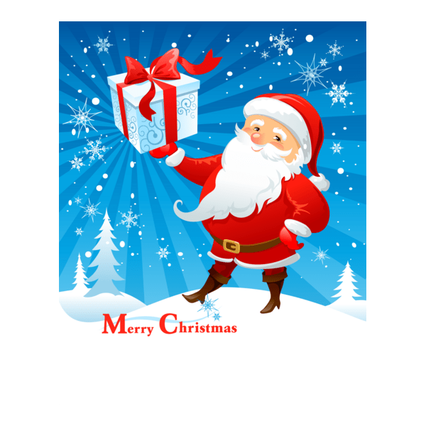 Santa CLAUS Logo PNG Vector