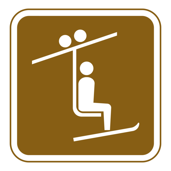 SKI LIFT SIGN Logo PNG Vector