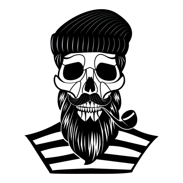 SKULL OF OLD SAILOR IMAGE Logo PNG Vector
