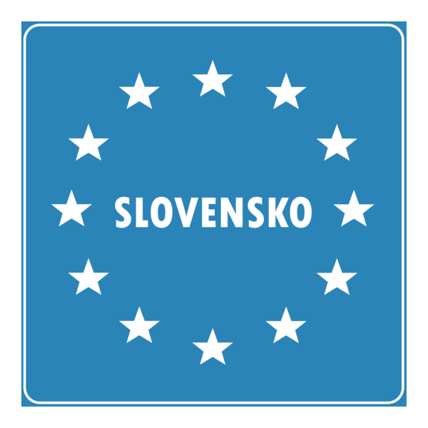 SLOVAKIA ENTRANCE ROAD SIGN Logo PNG Vector