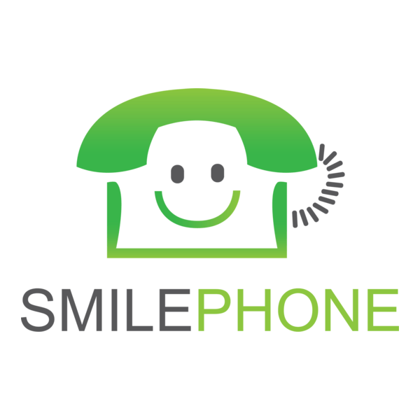 Smile Phone Logo PNG Vector