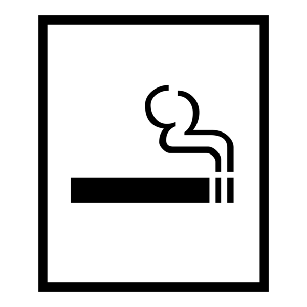 SMOKING AREA PICTOGRAM Logo PNG Vector