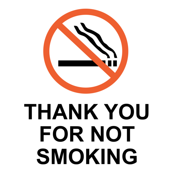 SMOKING FORBIDDEN SIGN Logo PNG Vector