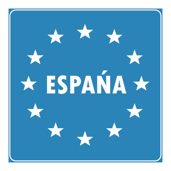 SPAIN ENTRANCE ROAD SIGN Logo PNG Vector