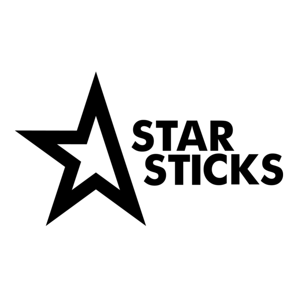 Star Sticks Logo PNG Vector