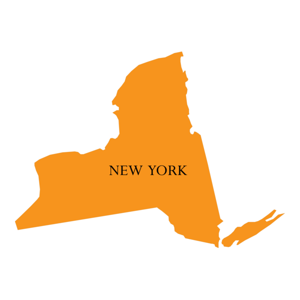 STATE OF NEW YORK MAP Logo PNG Vector
