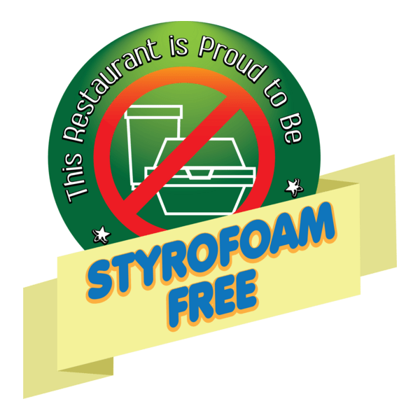 Styrofoam Free Logo PNG Vector