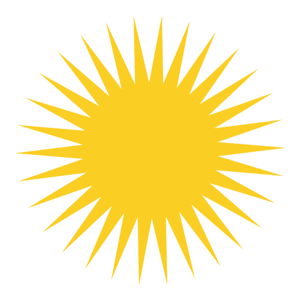 SUNNY HOT WEATHER SYMBOL Logo PNG Vector