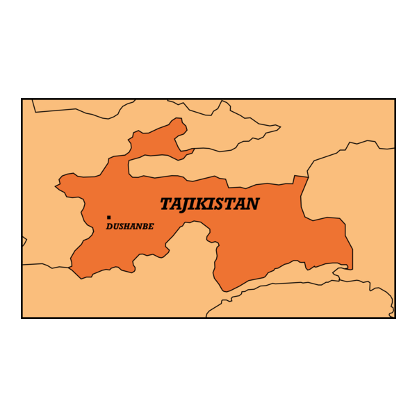 TAJIKISTAN MAP Logo PNG Vector