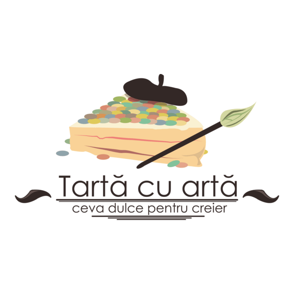 Tarta cu arta Logo PNG Vector