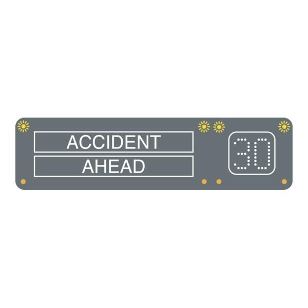 TEMPORARY SPEED ROAD SIGN Logo PNG Vector