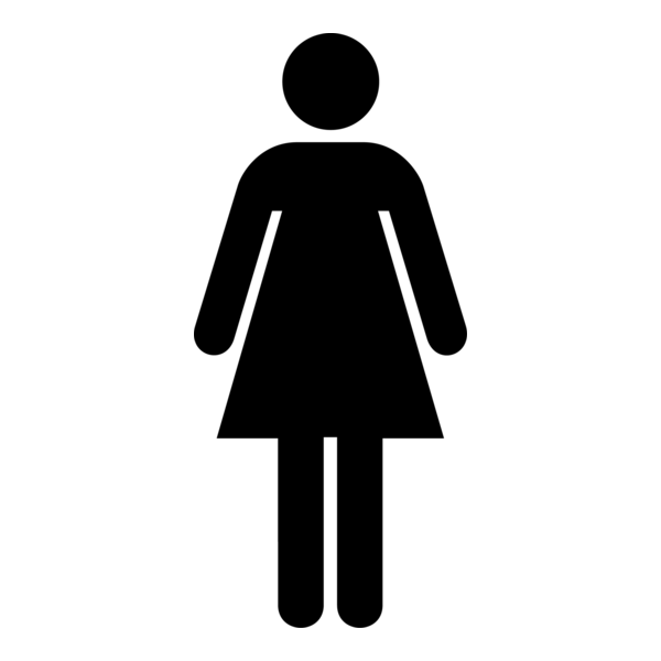 TOILET FOR WOMEN SIGN Logo PNG Vector