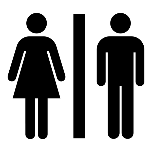 TOILETS SIGN Logo PNG Vector
