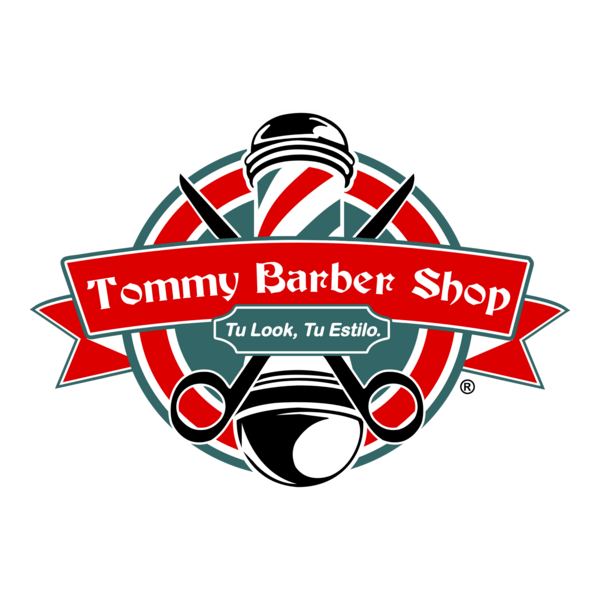 Tommy Barber Shop Logo PNG Vector