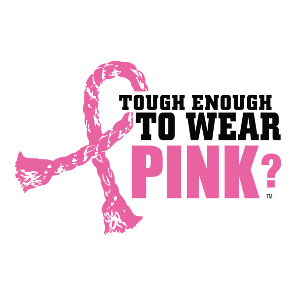 Tough Enough to Wear Pink Logo PNG Vector