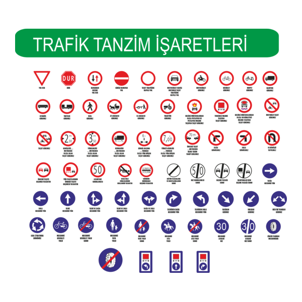 Trafik işaretleri Logo PNG Vector