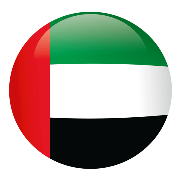 UAE Round Flag Logo PNG Vector