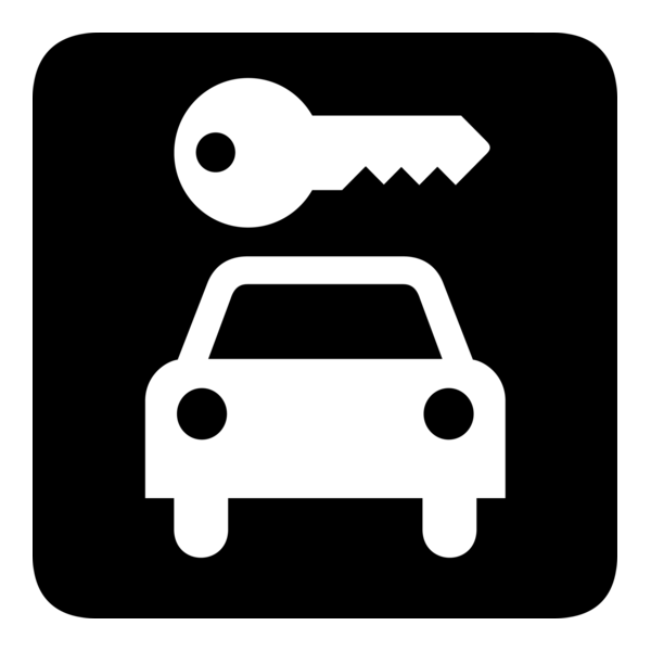 VEHICLE RENTAL SIGN Logo PNG Vector