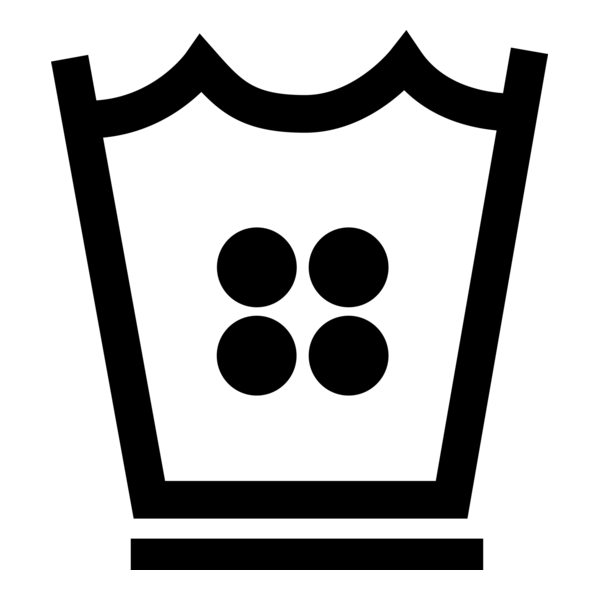 WASH IN WATER UNDER 95 DEGREES SYMBOL Logo PNG Vector