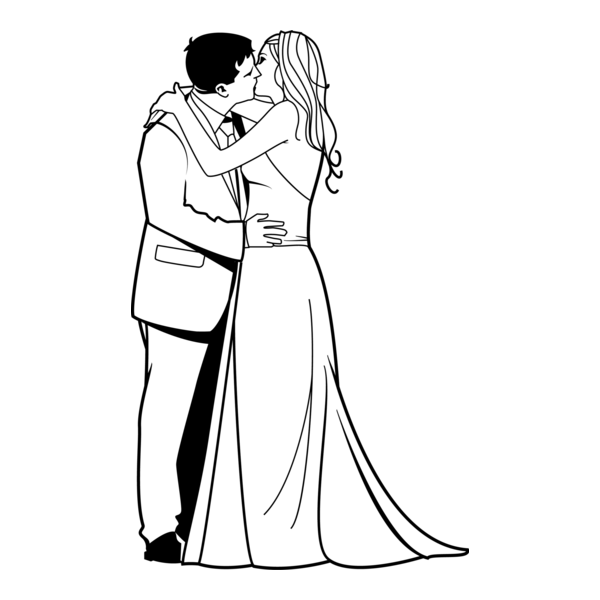 WEDDING DAY ILLUSTRATION Logo PNG Vector