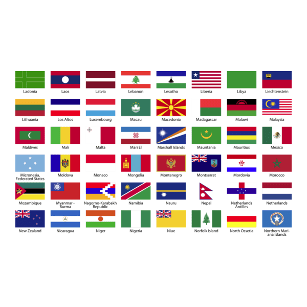 World Flag Logo PNG Vector
