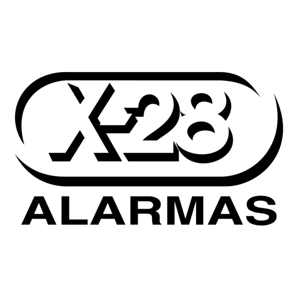 X-28 Alarmas Logo PNG Vector