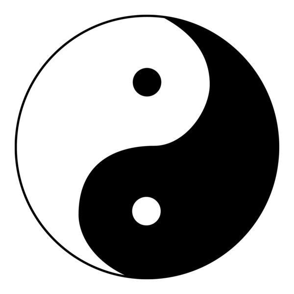 YIN YANG SYMBOL Logo PNG Vector