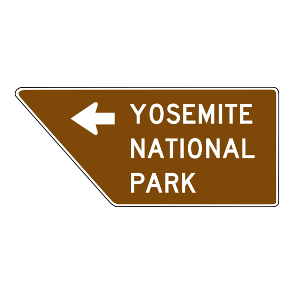 YOSEMITE PARK DIRECTION SIGN Logo PNG Vector