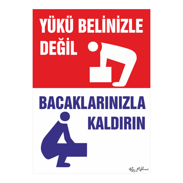YÜKÜ BELİNİZLE DEĞİL UYARI TABELASI Logo PNG Vector