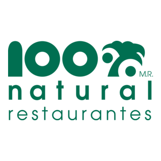100% Natural Restaurantes Logo PNG Vector