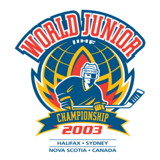 2003 IIHF World Junior Championship Logo PNG Vector