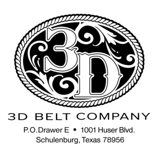 3D Belt Company Logo PNG Vector