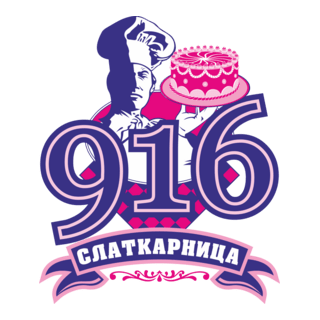 916 Slatkarnica Logo PNG Vector