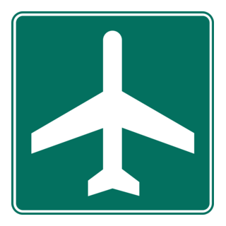 AIRPORT ROAD SIGN Logo PNG Vector