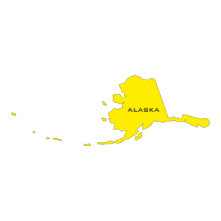 ALASKA MAP Logo PNG Vector