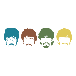 Beatles silhouettes Logo PNG Vector