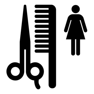 BEAUTY SALON SIGN Logo PNG Vector