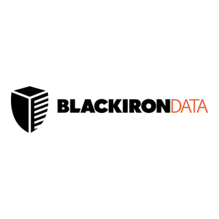 Black Iron Data Logo PNG Vector