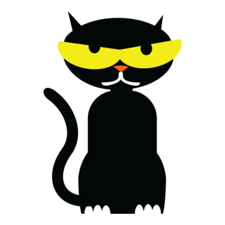 Blaqq Cat Logo PNG Vector