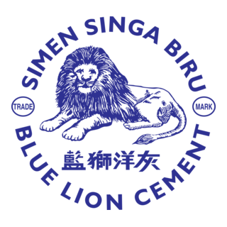 Blue Lion Logo PNG Vector