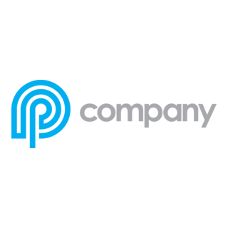 Blue P Logo PNG Vector