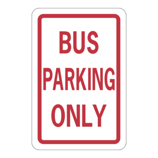 BUSS PARKING ONLY Logo PNG Vector