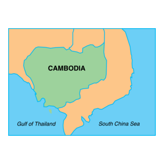 CAMBODIA MAP Logo PNG Vector