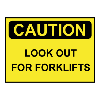 CAUTION LOOK OUT SIGN Logo PNG Vector