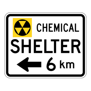 CHEMICAL SHELTER ROAD SIGN Logo PNG Vector
